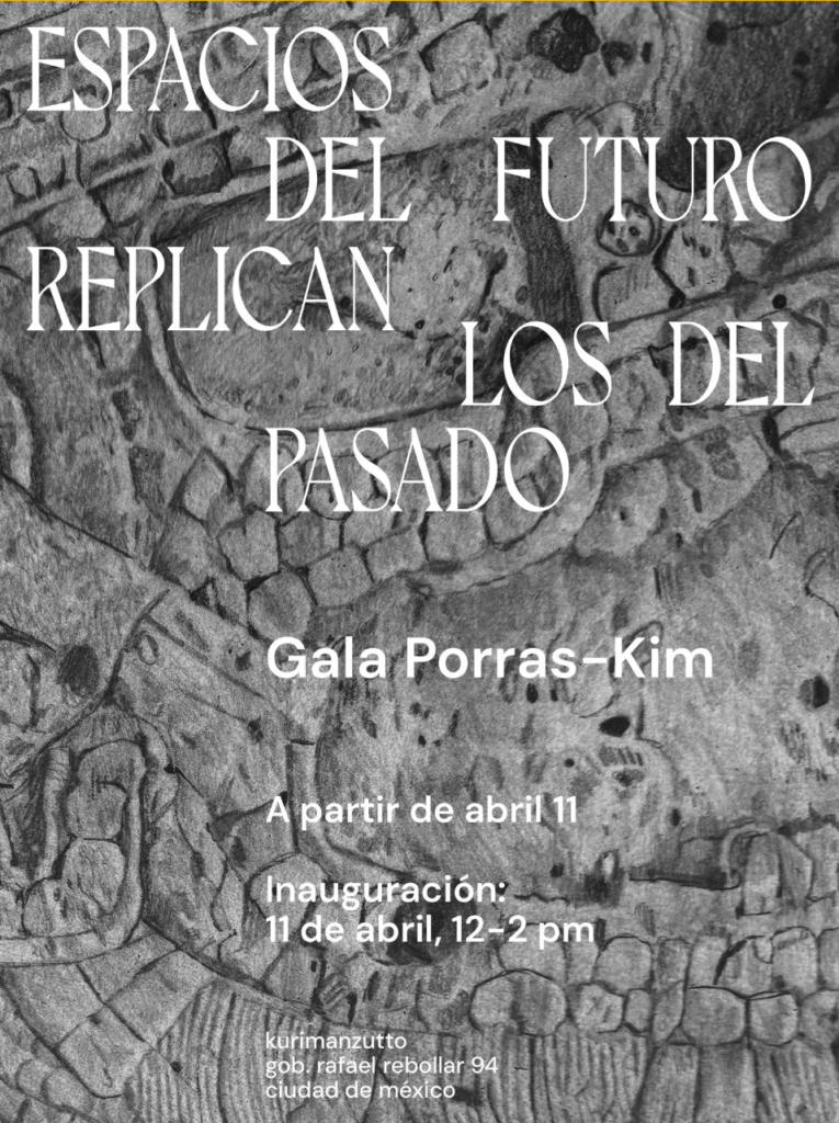 Future spaces replicate earlier spaces Gala Porras-Kim First Exhibition